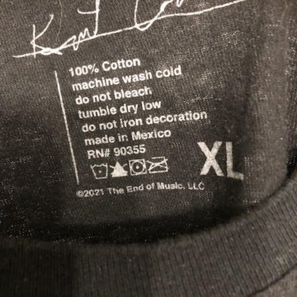 MENS KURT COBAIN  T-SHIRT SIZE XL - Picture 4 of 5